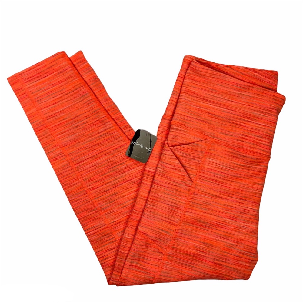 Free People Movement Roll Out Legging Neon Mango